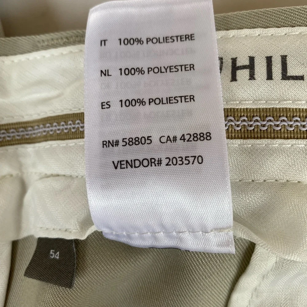 . Mens Oak Hill Waist-Relaxer Microfiber Shorts, Khaki, Size 54 - Picture 5 of 6